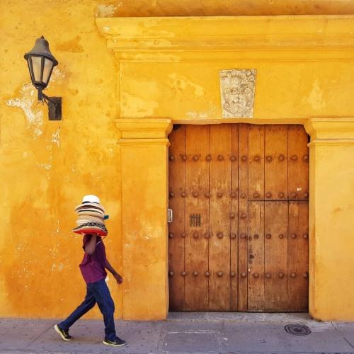 De gekleurde straten van Cartagena