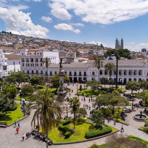 Het historische centrum van Quito