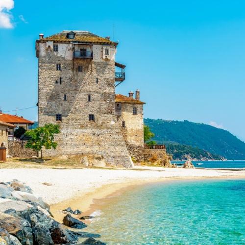 Ouranoupolis, Byzantijnse toren