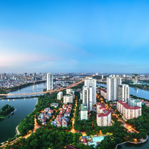 Hanoi luchtfoto