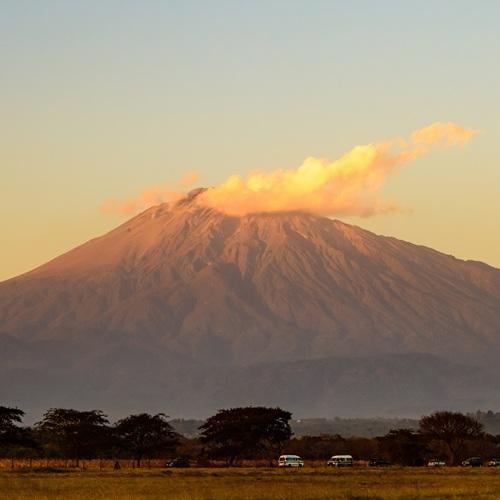Mount Meru in Arusha, Tanzania