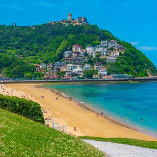 Strand bij San Sebastian