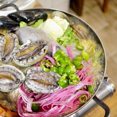 Lokaal visgerecht in Jeju