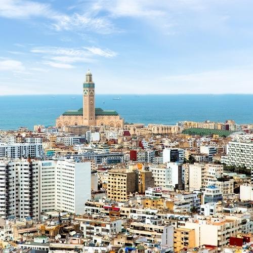 Casablanca, luchtfoto