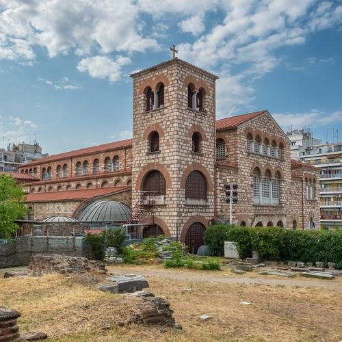 Byzantijnse kerk in Thessaloniki