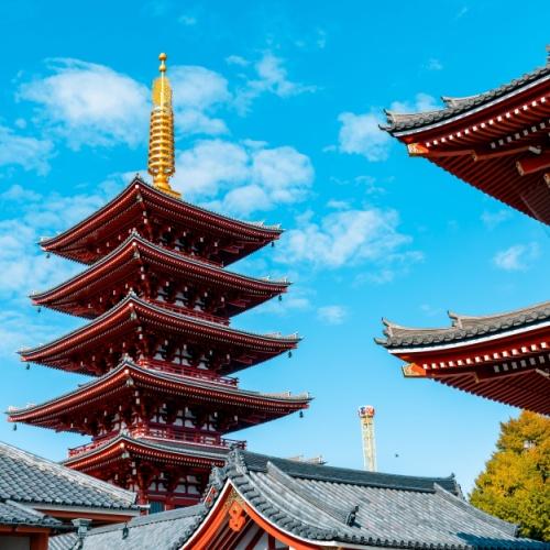 Sensoji-tempel in Tokyo