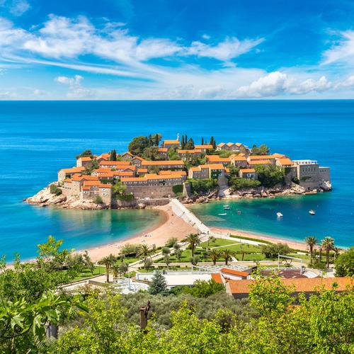 Eilanddorp Sveti Stefan