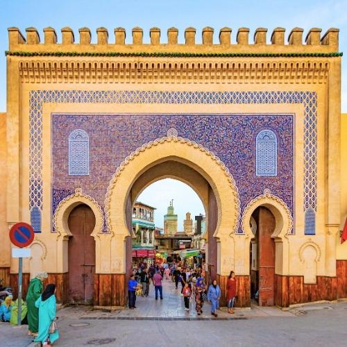 Fès, poort
