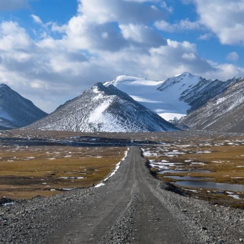 Het Tien Shan gebergte 