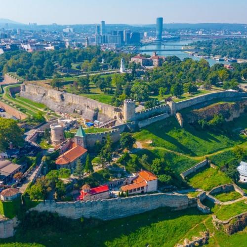 Panorama van het Kalemegdan-fort