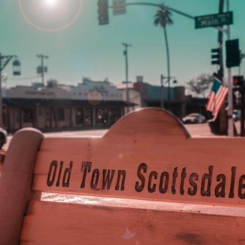 Straatbeeld van Old Town Scottsdale