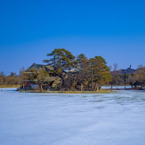 Keizerlijk Bergresort van Chengde, UNESCO Werelderfgoed, China in winter