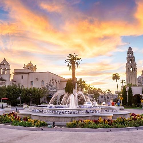 Balboa park in San Diego