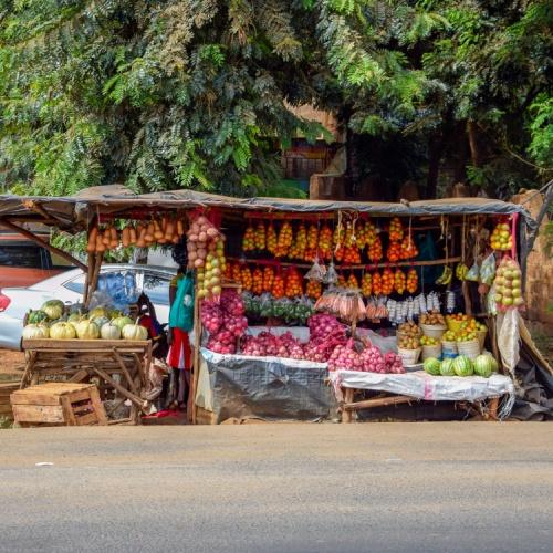 Straatmarkt in Nairobi