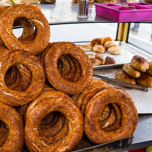 Traditionele Turkse bagel in Izmir