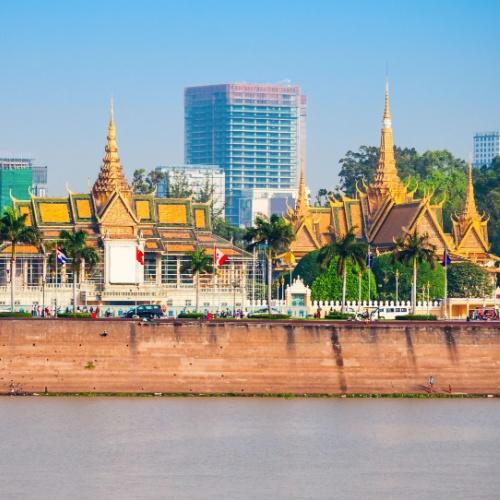 Skyline van Phnom Penh