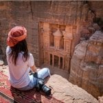 Uitzicht in Petra