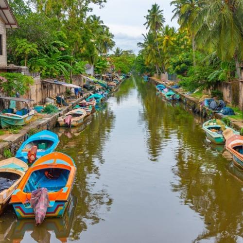 De lagunes van Negombo