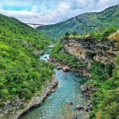 Moraca rivierkloof, Montenegro