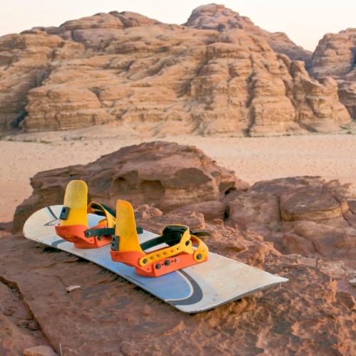 Wadi Rum, sandboarden