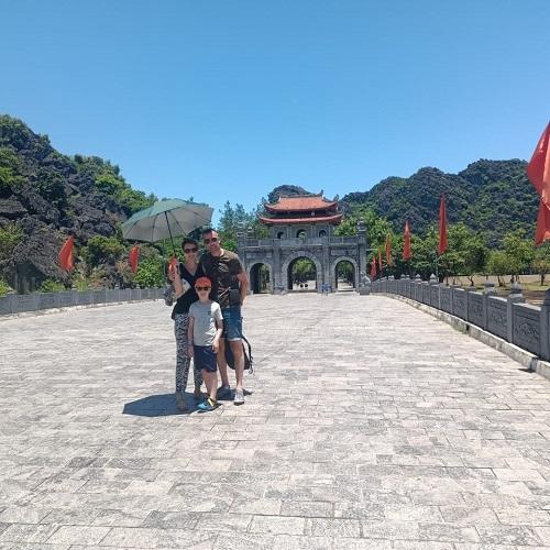 Gezin in Hoa Lu