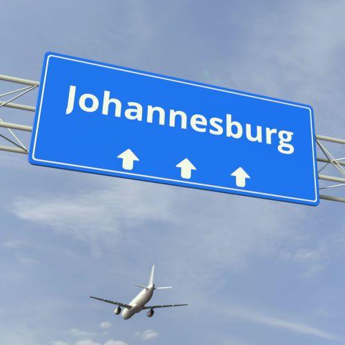 Algemene aankomst Johannesburg