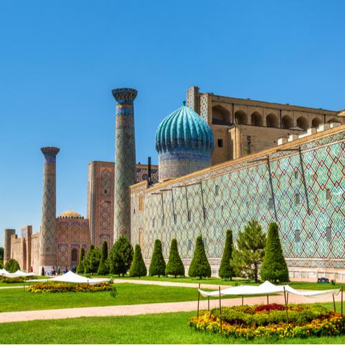 Samarkand, Registan-plein