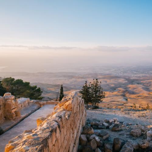 Uitzicht vanaf Mount Nebo