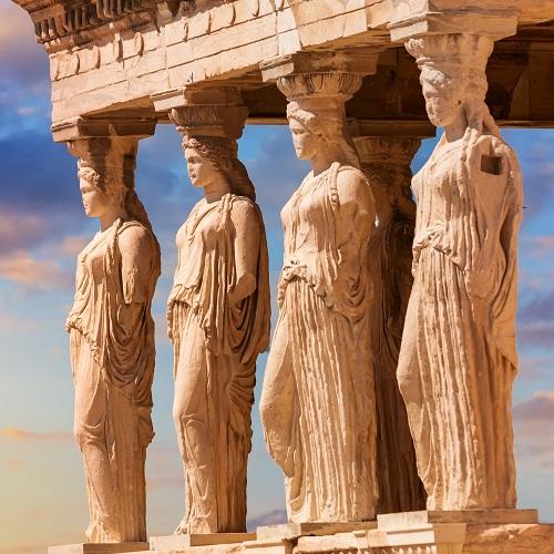 Detail van de Akropolis, Athene