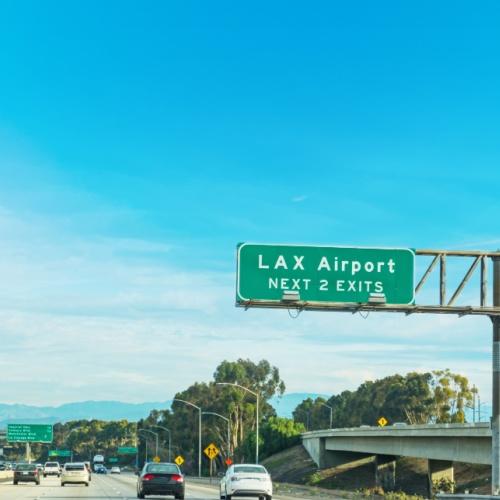 Los Angeles, Airport sign