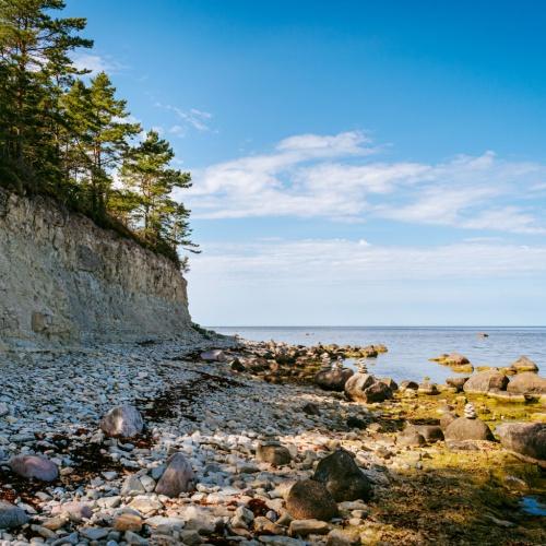 Panga klif in Saaremaa, Estland