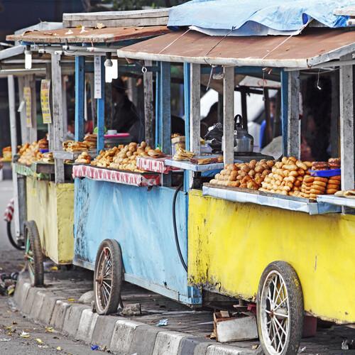 Streetfood karretjes, Jogjakarta