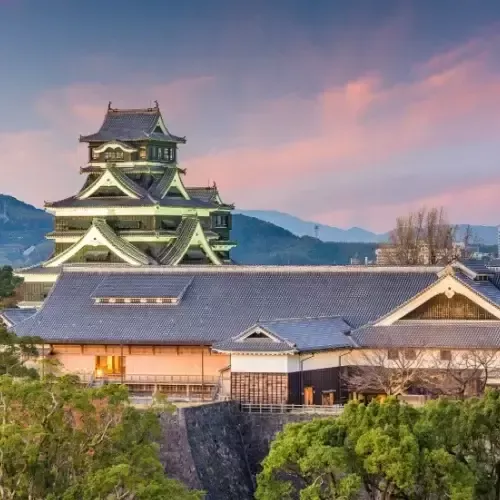 Het kasteel van Kumamoto