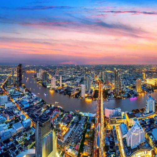 Skyline van Bangkok