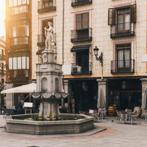 Madrid, klein pleintje