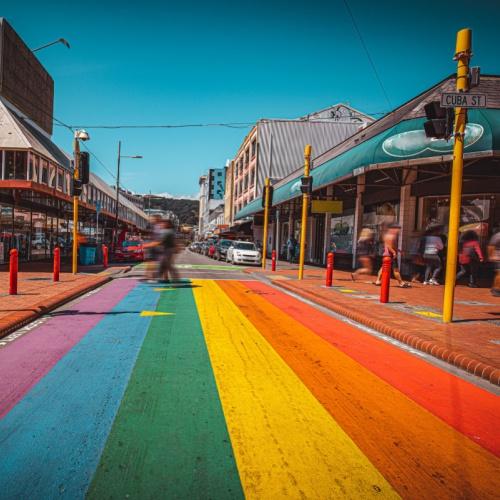 Cuba street in Wellington