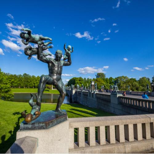 Beeldenpark in Oslo
