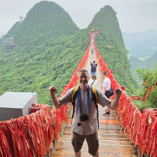 NRV reiziger in Yangshuo, Guilin