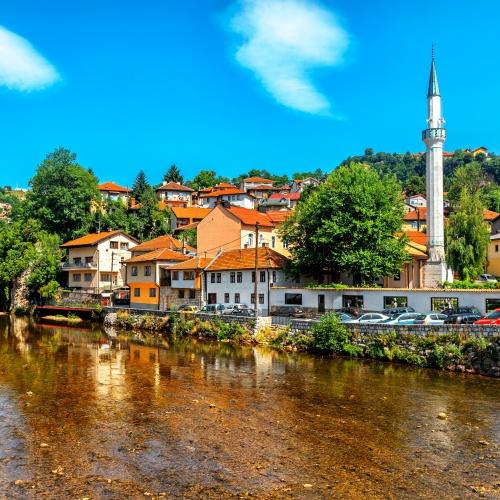 Oude centrum van Sarajevo