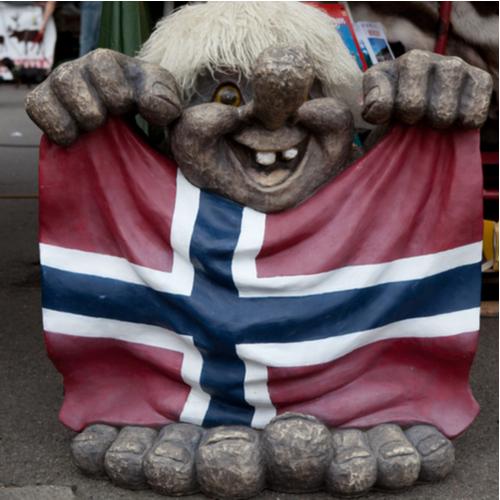 Trollbeeld nabij Voss
