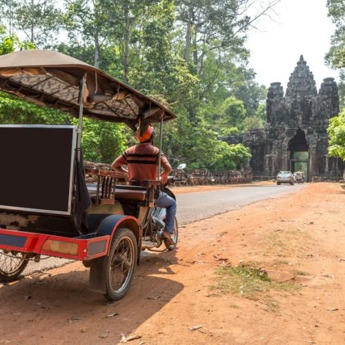 Per tuk tuk naar Angkor Wat