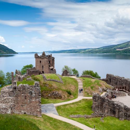 Schotland Loch Ness Urquahrt Castle