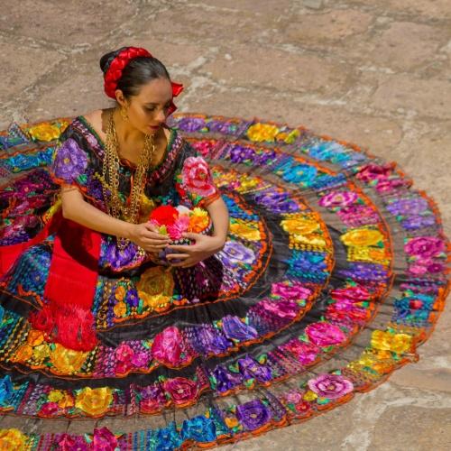 Traditionele klederdracht in Mexico