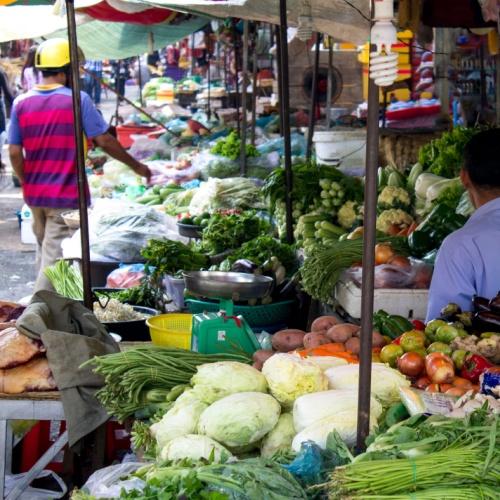 Phnom Penh markt