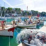 Porto Cristo, haven met boten