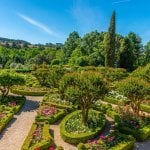De tuinen van Casa de Mateus in Villa Real