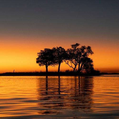 Zonsondergang Chobe Nationaal Park