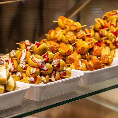 Tapas bij San Miguel