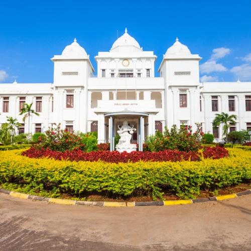 De openbare bibliotheek van Jaffna