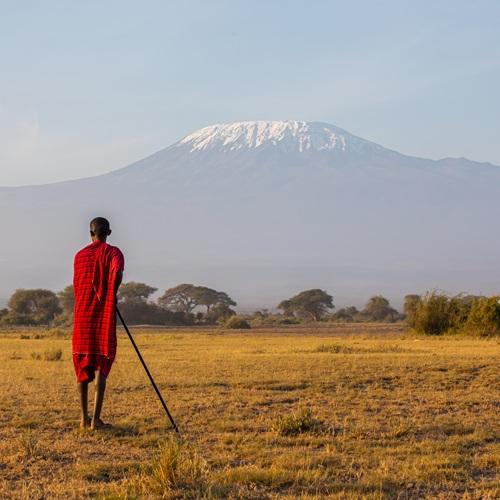 Masai bij Kilimanjaro, Tanzania